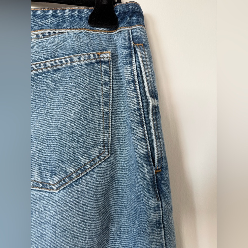 NWT EB Denim Madison Baggy Wide Leg 100% Cotton Made in USA Jeans in Luca - Picture 10 of 14